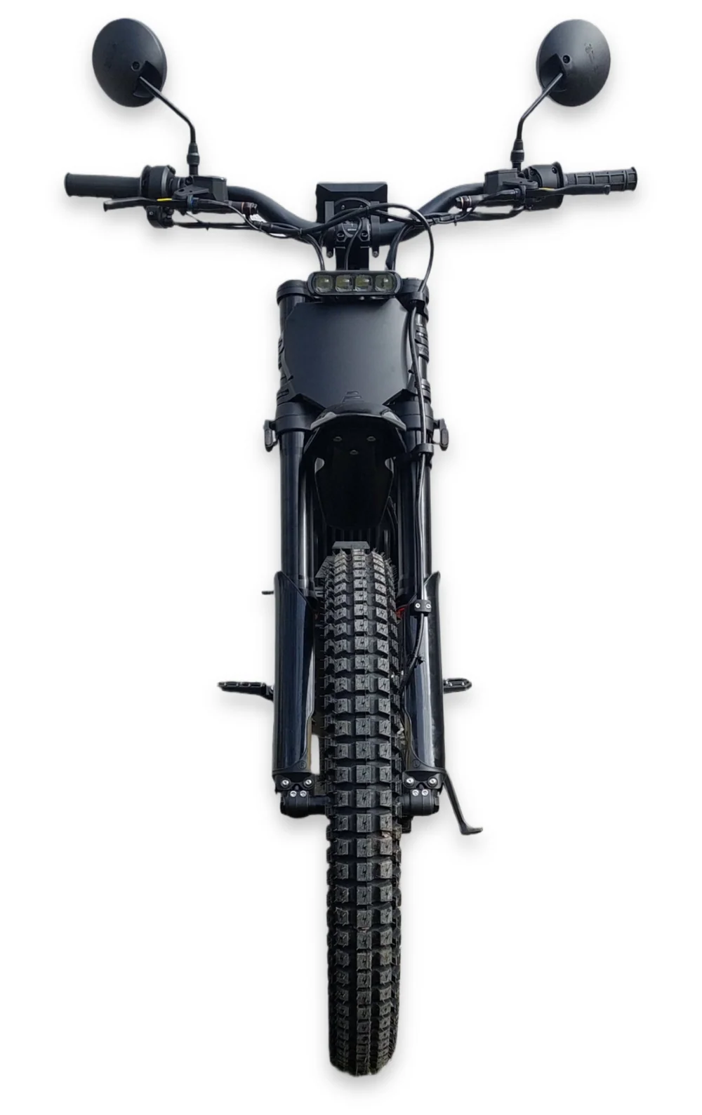 E RIDE PRO SS 2.0 12kw Electric Dirt Bike performing on a rugged off-road trail.
